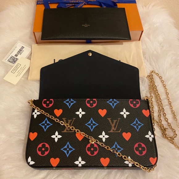LOUIS VUITTON ♠️♥️ Game On ♥️♣️ Felicie Pochette - Picture 8 of 11